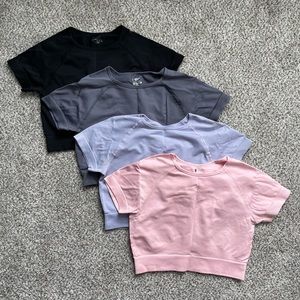 4pcs Workout Tops